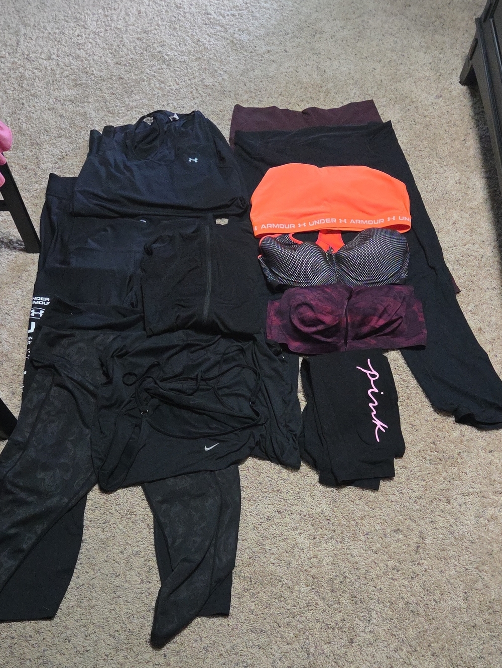 2x Workout Clothes (Under Armour, Nike, Victorias Secret, Athleta)